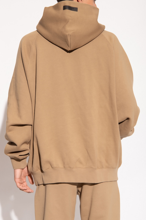 Beige Hoodie with logo Fear Of God Essentials